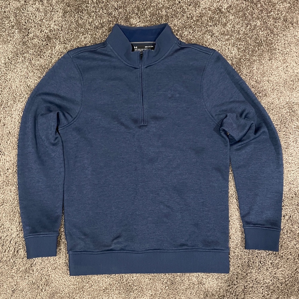 Under Armour 1/4 -Zip Pullover, Small, Blue